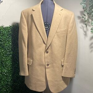 Jos. A. Banks Camel Hair suit coat Sz 46 Reg